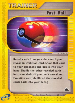 Fast Ball (124/144) [Skyridge] Normal - Uncommon
