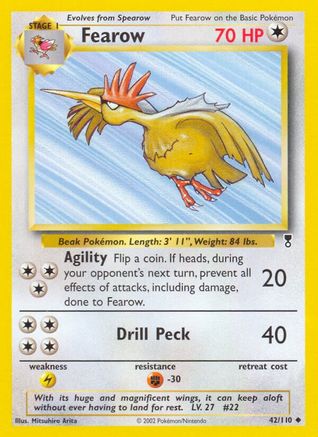 Fearow (42/110) [Legendary Collection] Reverse Holofoil - Uncommon