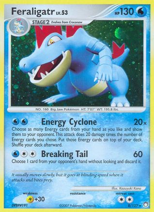 Feraligatr (8/123) [Mysterious Treasures] Reverse Holofoil - Holo Rare