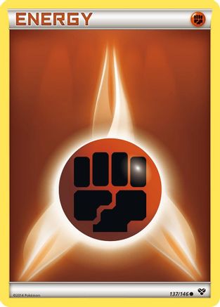Fighting Energy (137/146) [XY Base Set] Normal - Common