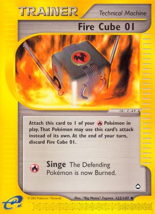 Fire Cube (122/147) [Aquapolis] Normal - Uncommon