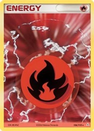Fire Energy (106/110) [Holon Phantoms] Holofoil - Holo Rare