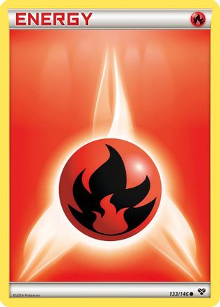 Fire Energy (133/146) [XY Base Set] Normal - Common
