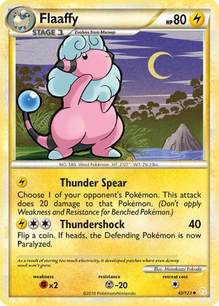 Flaaffy (042/123) [HeartGold SoulSilver] Normal - Uncommon