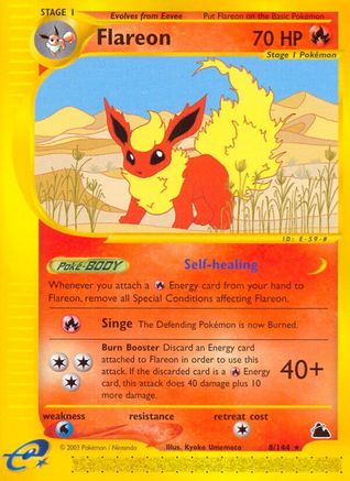 Flareon (8/144) [Skyridge] Normal - Rare