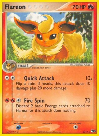Flareon (002/017) [POP Series 3] Holofoil - Rare