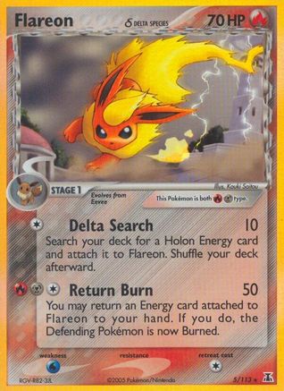 Flareon (Delta Species) (005/113) [Delta Species] Holofoil - Holo Rare