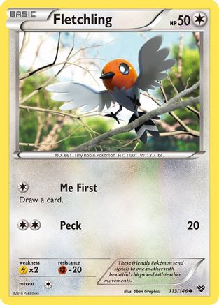 Fletchling (113/146) [XY Base Set] Normal - Common