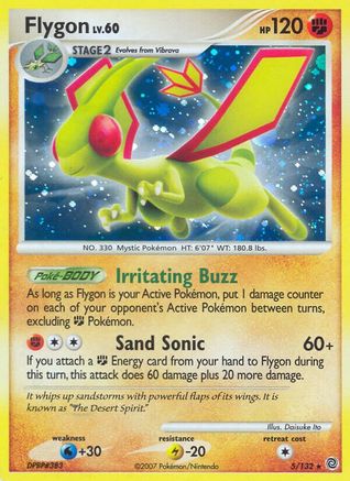 Flygon (5/132) [Secret Wonders] Reverse Holofoil - Holo Rare