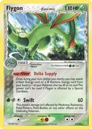 Flygon (Delta Species) (7/110) [Holon Phantoms] Reverse Holofoil - Holo Rare