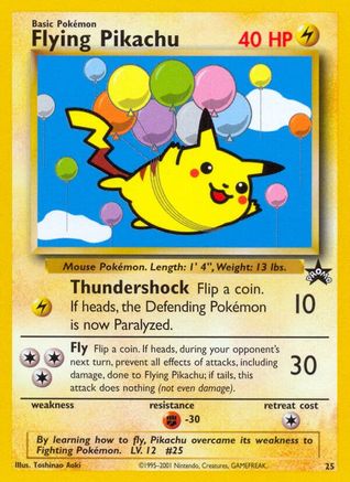 Flying Pikachu (025/53) [WoTC Promo] Normal - Promo