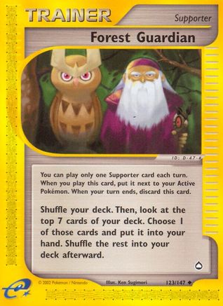 Forest Guardian (123/147) [Aquapolis] Reverse Holofoil - Uncommon