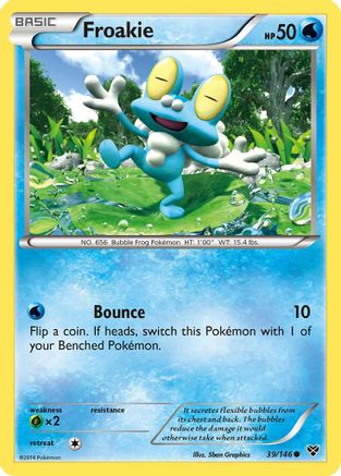 Froakie (039/146) [XY Base Set] Reverse Holofoil - Common