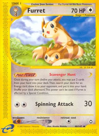 Furret (48/147) [Aquapolis] Normal - Uncommon