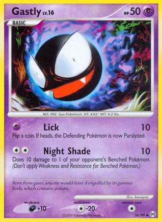 Gastly (036/99) [Arceus] Normal - Uncommon