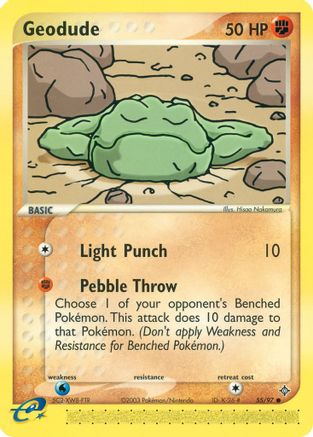 Geodude (055/97) [Dragon] Reverse Holofoil - Common