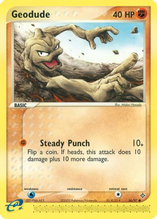 Geodude (056/97) [Dragon] Reverse Holofoil - Common
