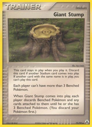 Giant Stump (75/92) [Legend Maker] Normal - Uncommon
