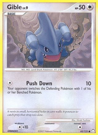 Gible (085/123) [Mysterious Treasures] Normal - Common