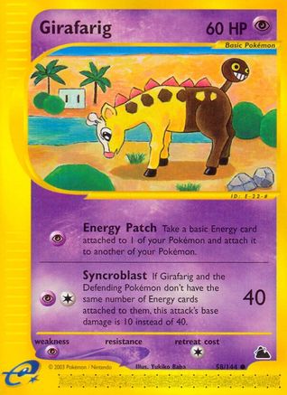 Girafarig (58/144) [Skyridge] Normal - Common