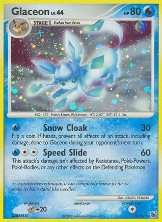 Glaceon (5/100) [Majestic Dawn] Holofoil - Holo Rare
