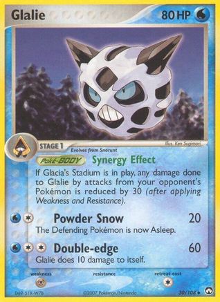 Glalie (30/108) [Power Keepers] Reverse Holofoil - Uncommon