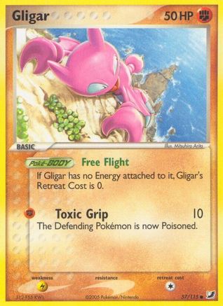 Gligar (57/115) [Unseen Forces] Reverse Holofoil - Common