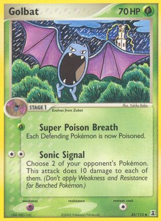 Golbat (043/113) [Delta Species] Reverse Holofoil - Uncommon