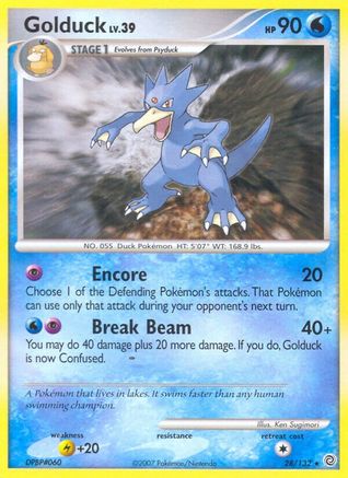 Golduck (028/132) [Secret Wonders] Reverse Holofoil - Rare