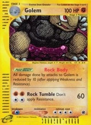Golem (14/165) [Expedition] Reverse Holofoil - Holo Rare