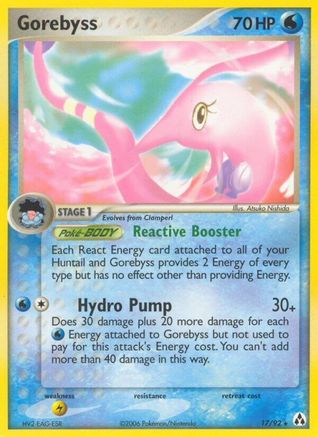 Gorebyss (17/92) [Legend Maker] Reverse Holofoil - Rare