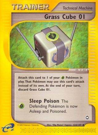 Grass Cube (124/147) [Aquapolis] Normal - Uncommon