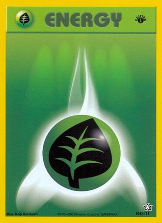 Grass Energy (108/111) [Neo Genesis] 1st Edition - Common
