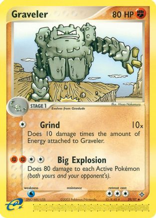 Graveler (29/097) [Dragon] Normal - Uncommon