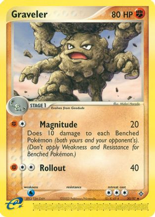 Graveler (30/097) [Dragon] Normal - Uncommon