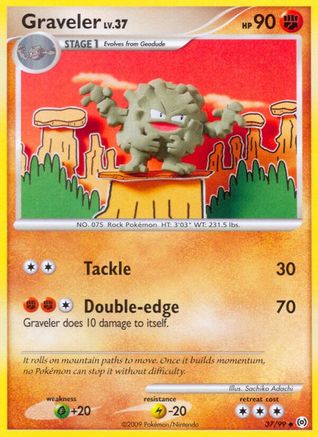 Graveler (037/99) [Arceus] Normal - Uncommon