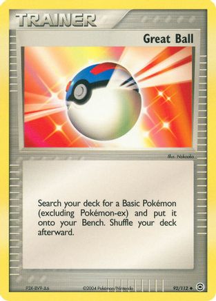 Great Ball (92/112) [FireRed & LeafGreen] Normal - Uncommon