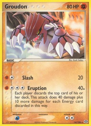 Groudon (14/106) [Emerald] Normal - Rare