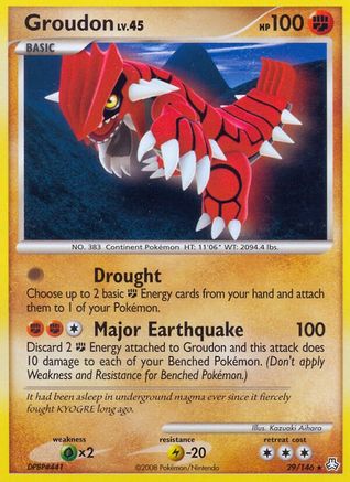 Groudon (29/146) [Legends Awakened] Normal - Rare