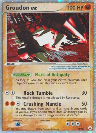 Groudon ex (93/101) [Hidden Legends] Holofoil - Ultra Rare