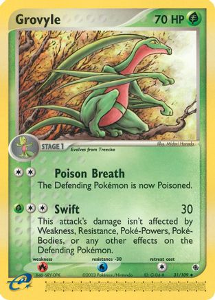 Grovyle (031/109) [Ruby and Sapphire] Normal - Uncommon