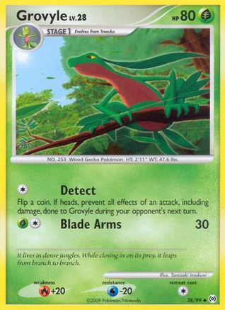 Grovyle (038/99) [Arceus] Normal - Uncommon