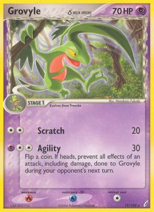 Grovyle (Delta Species) (19/100) [Crystal Guardians] Normal - Rare