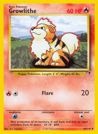 Growlithe (45/110) [Legendary Collection] Normal - Uncommon
