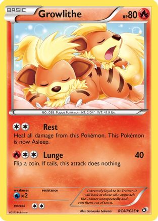 Growlithe (RC4/113) [Legendary Treasures Radiant Collection] Holofoil - Uncommon