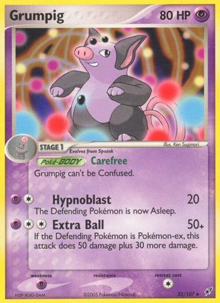 Grumpig (32/107) [Deoxys] Normal - Uncommon
