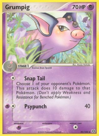 Grumpig (30/106) [Emerald] Normal - Uncommon