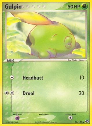 Gulpin (51/106) [Emerald] Reverse Holofoil - Common