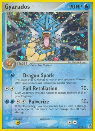 Gyarados (8/107) [Deoxys] Holofoil - Holo Rare