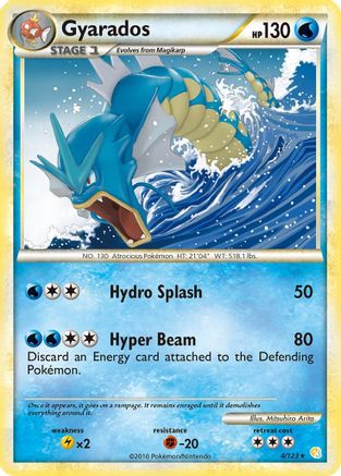 Gyarados (004/123) [HeartGold SoulSilver] Holofoil - Holo Rare